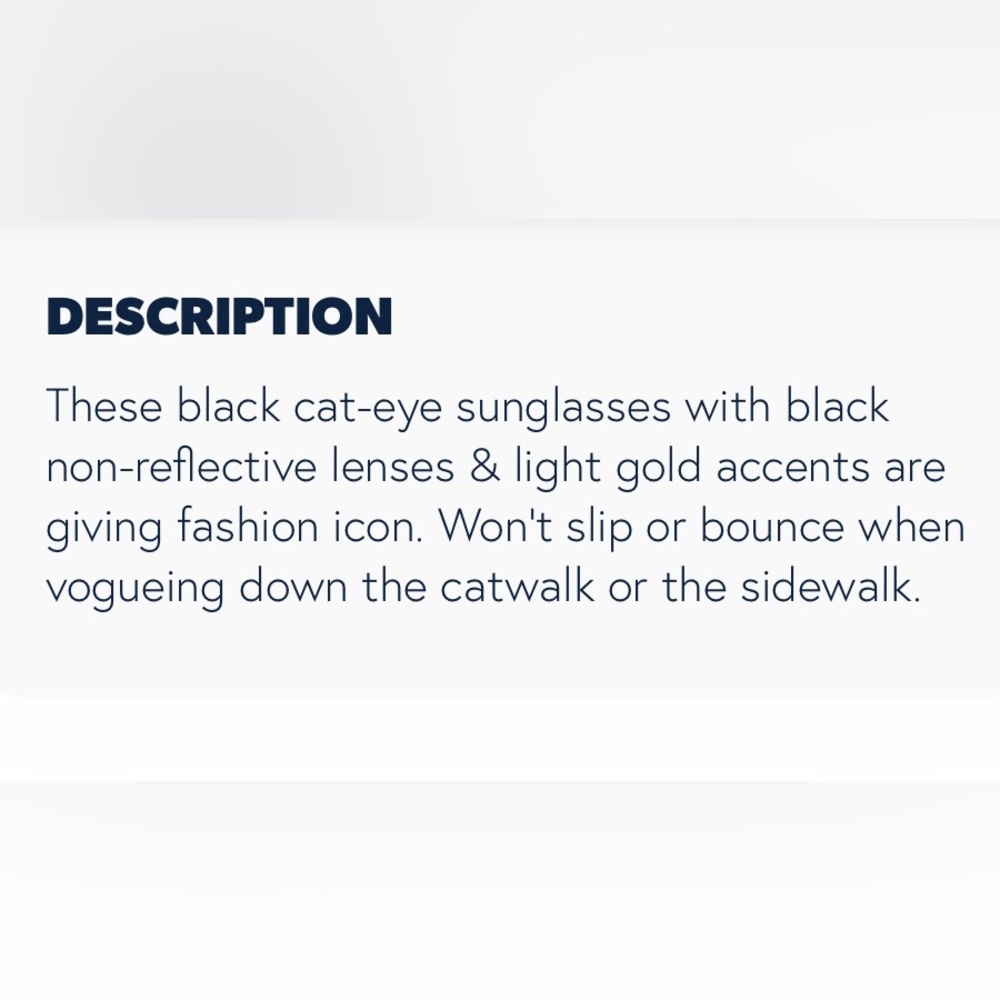 Goodr Black/Dark Gray Gold Accents Women's Sunglasses - Picture 4 of 9